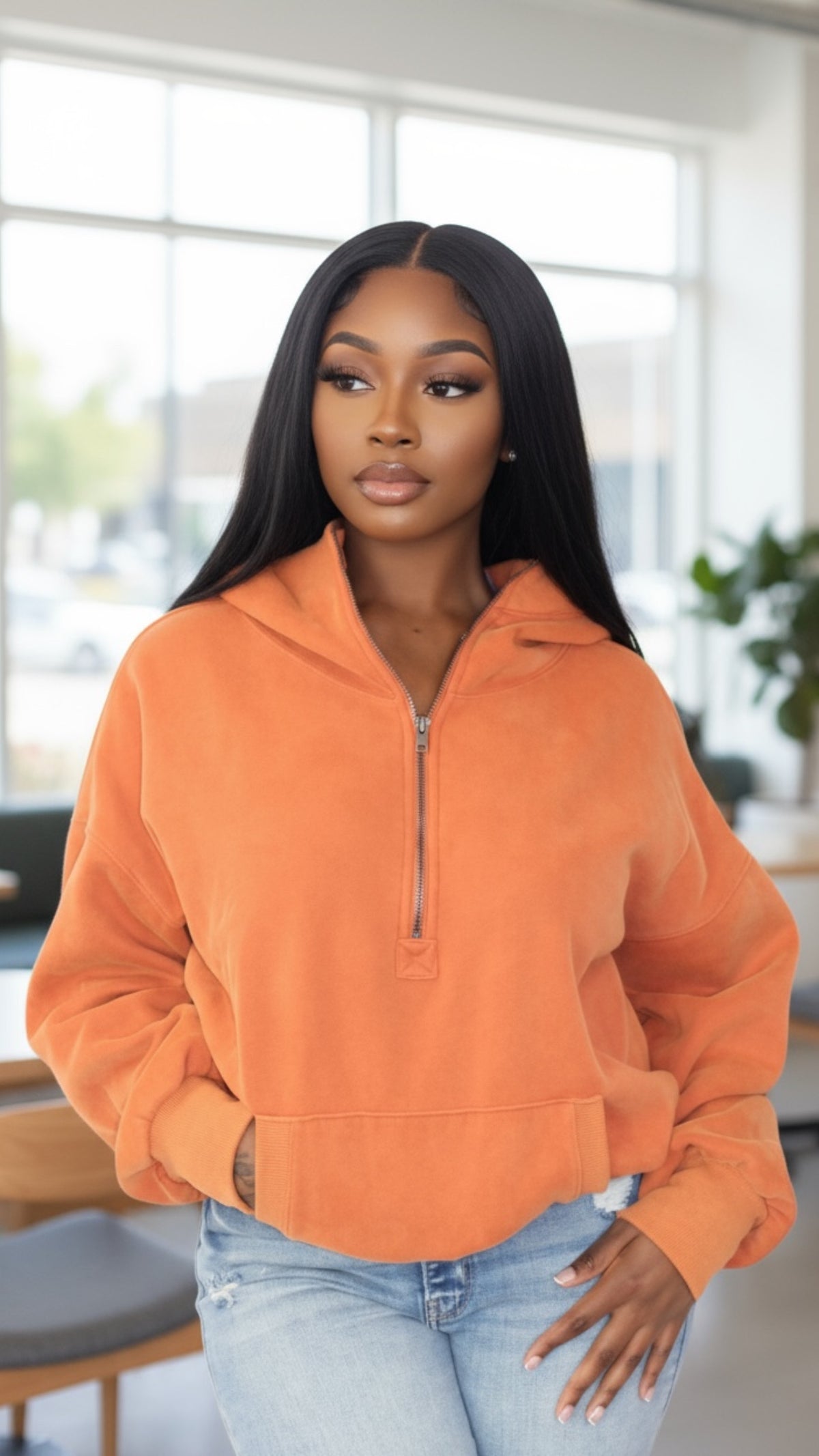 Rested Lounge Pullover Hoodie- Teal