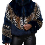 Blue Multi Color Fur