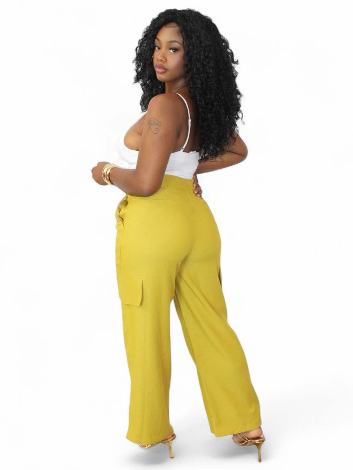 Cargo Tweed Pants