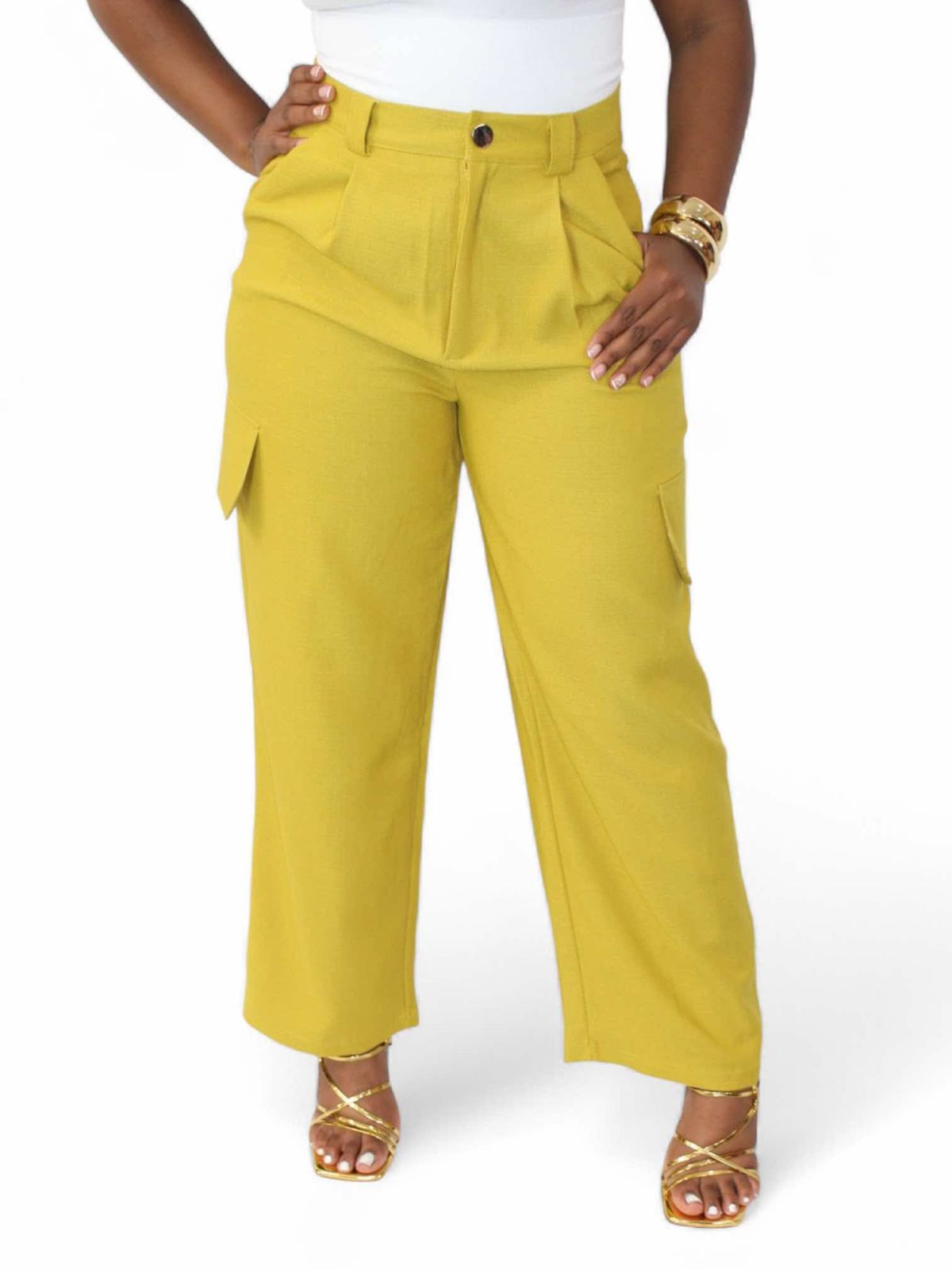 Cargo Tweed Pants