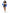 Malibu LA Bomber jacket -Blue/white