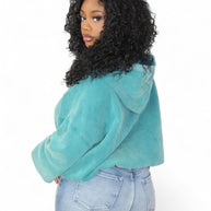 Rested Lounge Pullover Hoodie- Teal