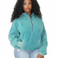 Rested Lounge Pullover Hoodie- Teal