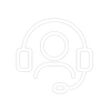 make a white Customer Service color icon 